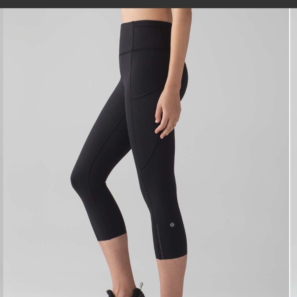 Lululemon Fast & Free Crop II *Nulux 19" 8